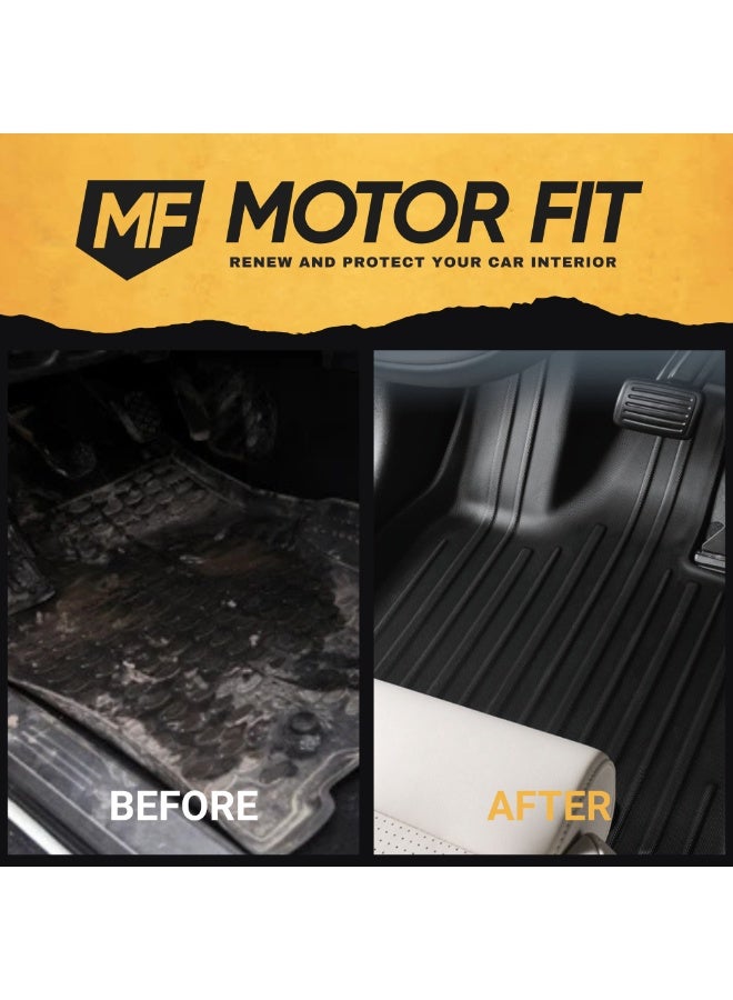 MOTOR FIT 3D Car Floor Mats Set for BYD Leopard 8 / Denza B8 6-Seater 2024–2026 | Custom Fit All-Weather Car Mats | BYD Interior Accessories | Eco-Friendly, Odorless, Interior Protection - Image 2